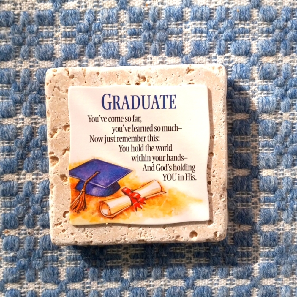 Graduate plaque